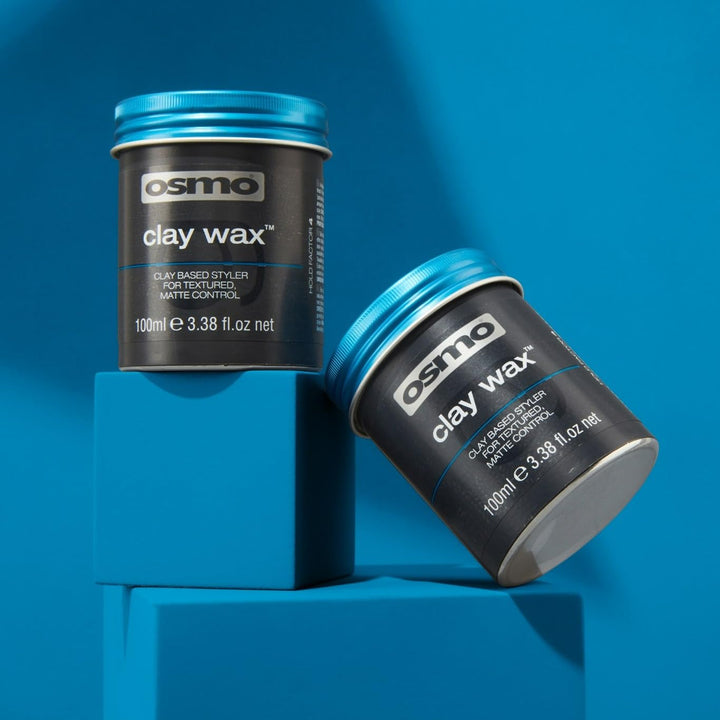 Osmo Firm Hold Clay Wax for Matte Finish Without Shine for a Natural Looking All Day Long Hold for All Hair Types 3.38 Fl Oz (Pack of 1)
