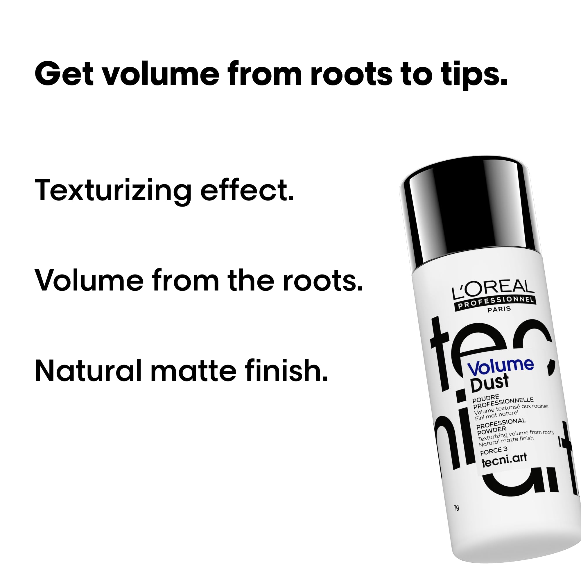 L'Oréal Professionnel Super Dust - Provides Weightless Volume, Volume and Texture Powder, Provides Medium Hold, For All Hair Types