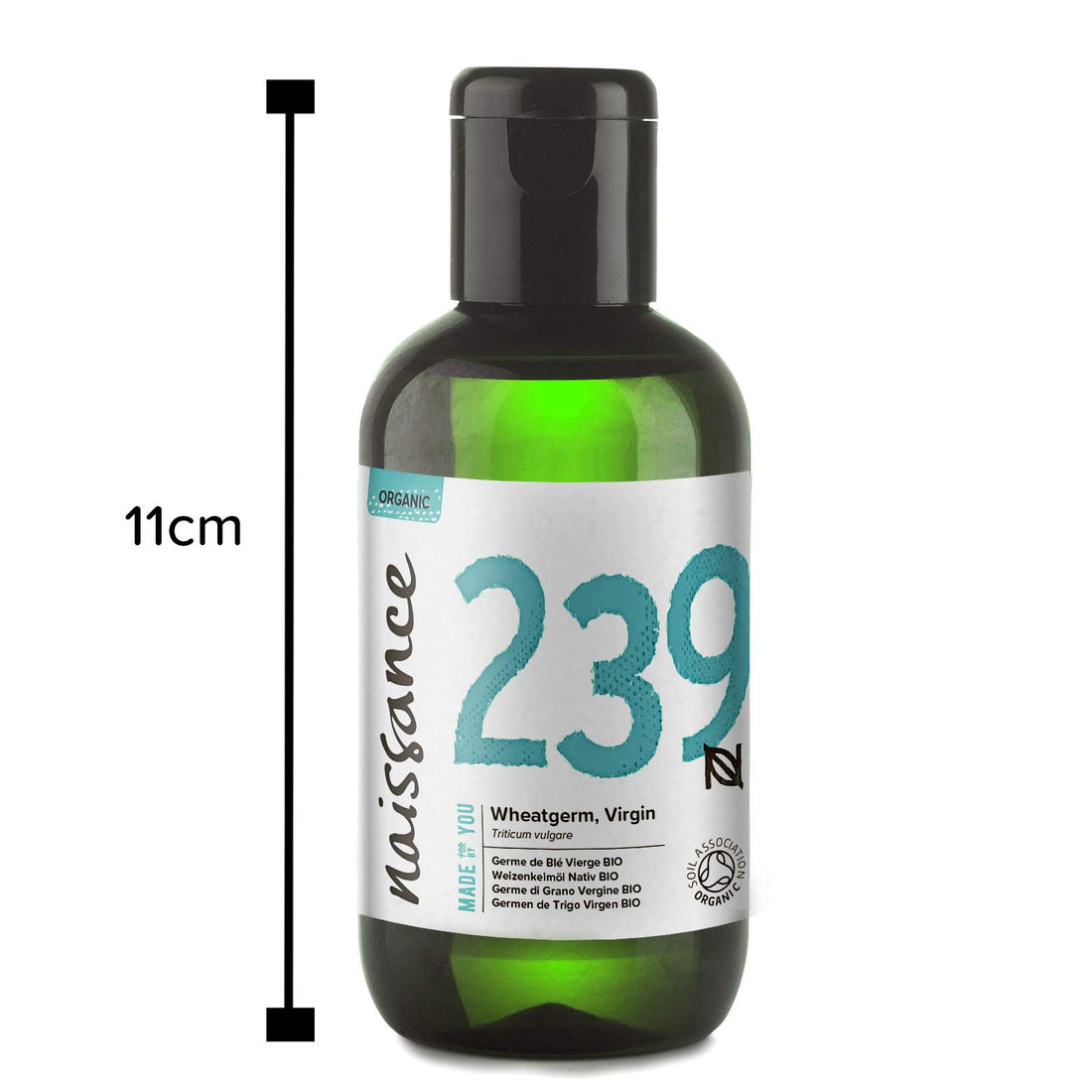 Naissance Wheatgerm Oil 100ml Certified Organic 100% Pure