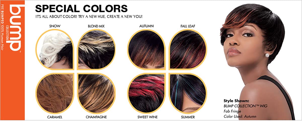 Sensationnel Bump Human Hair Wig - Fab Fringe-1