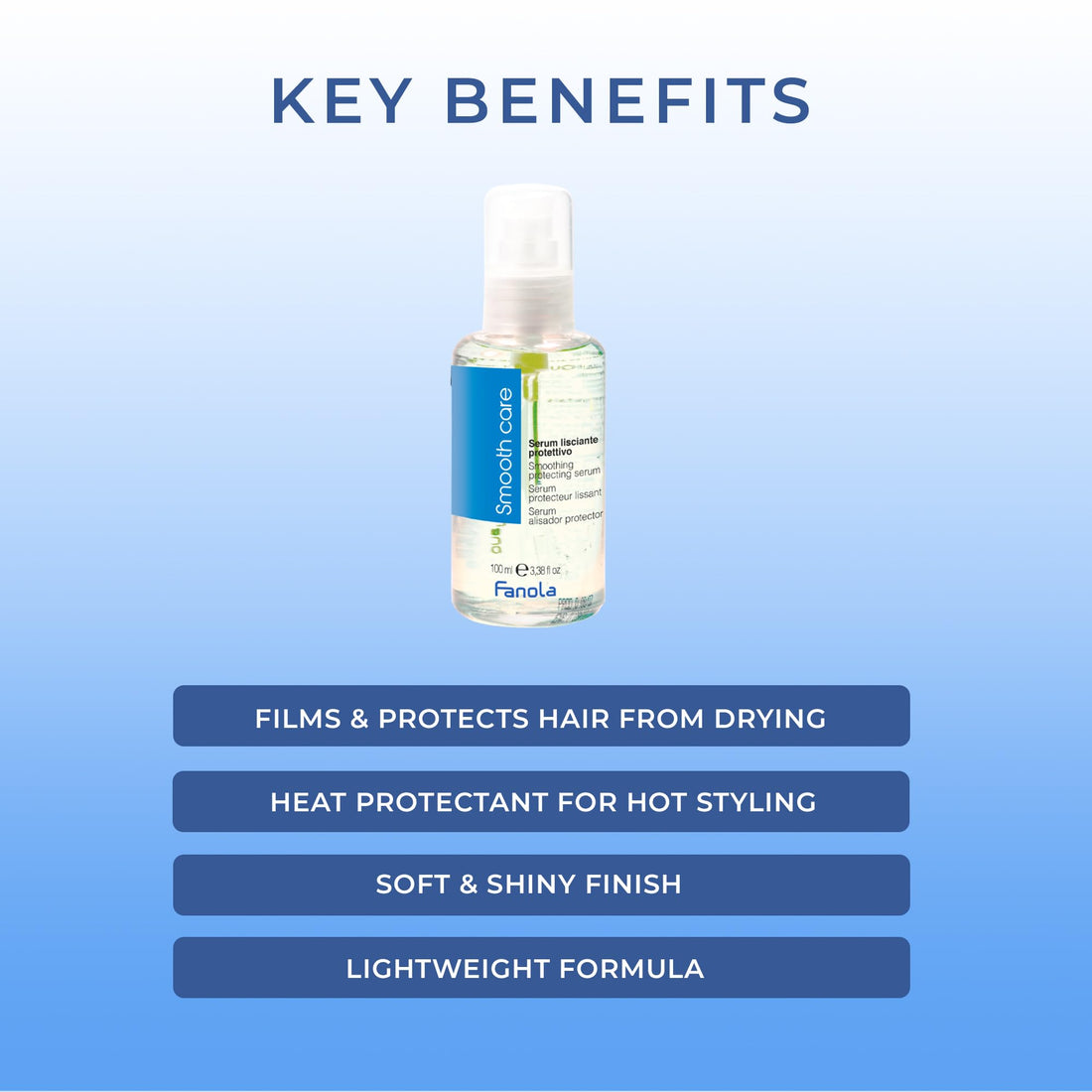 Fanola Fanola Smooth Care Smoothing Protecting Serum, 0.1 kg, 100ml