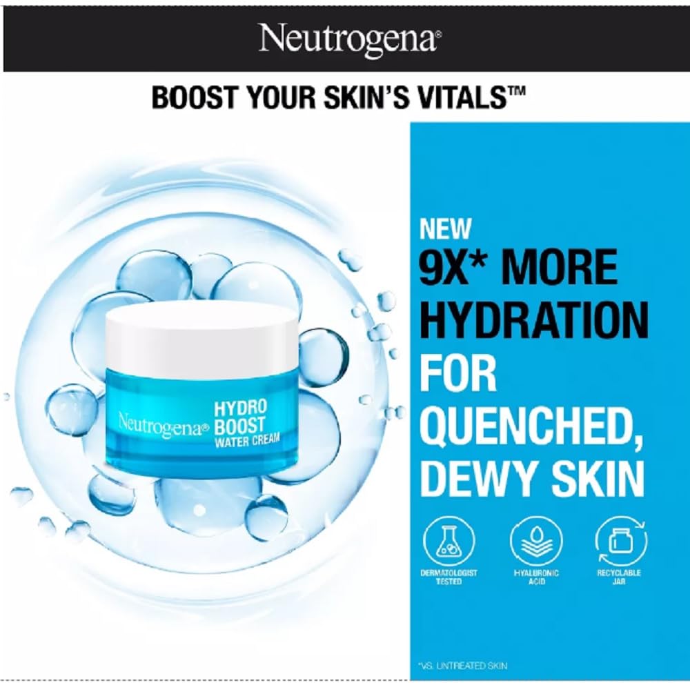 Neutrogena Hydro Boost Water Face Cream - Fragrance Free - 0.5oz