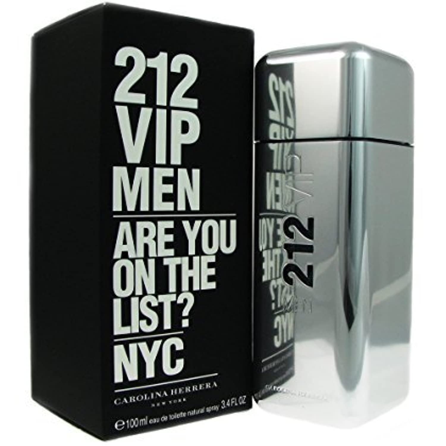 Carolina Herrera 212 VIP EDT for Men, 100ml
