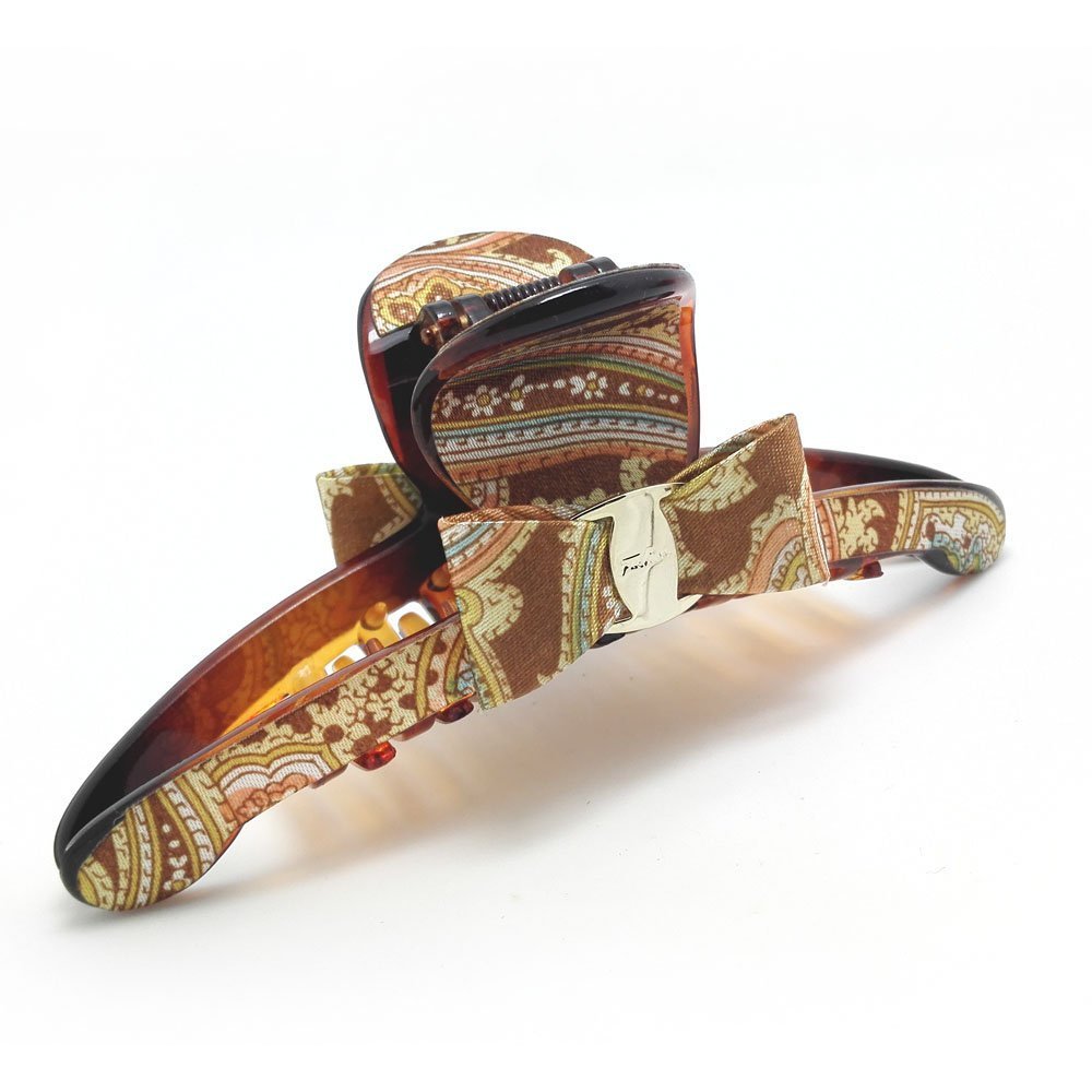 Meilliwish Noble Beautiful Lady Hair Claw Clip (D25)(Brown)