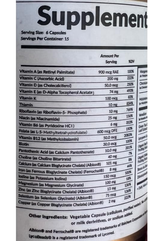 HPD Rx ONE Immunity Boost Multivitamin Supplements for Women and Men | Advanced Immunity Defense Support | Helps Immune Response | 90 Capsules, Pack of 1