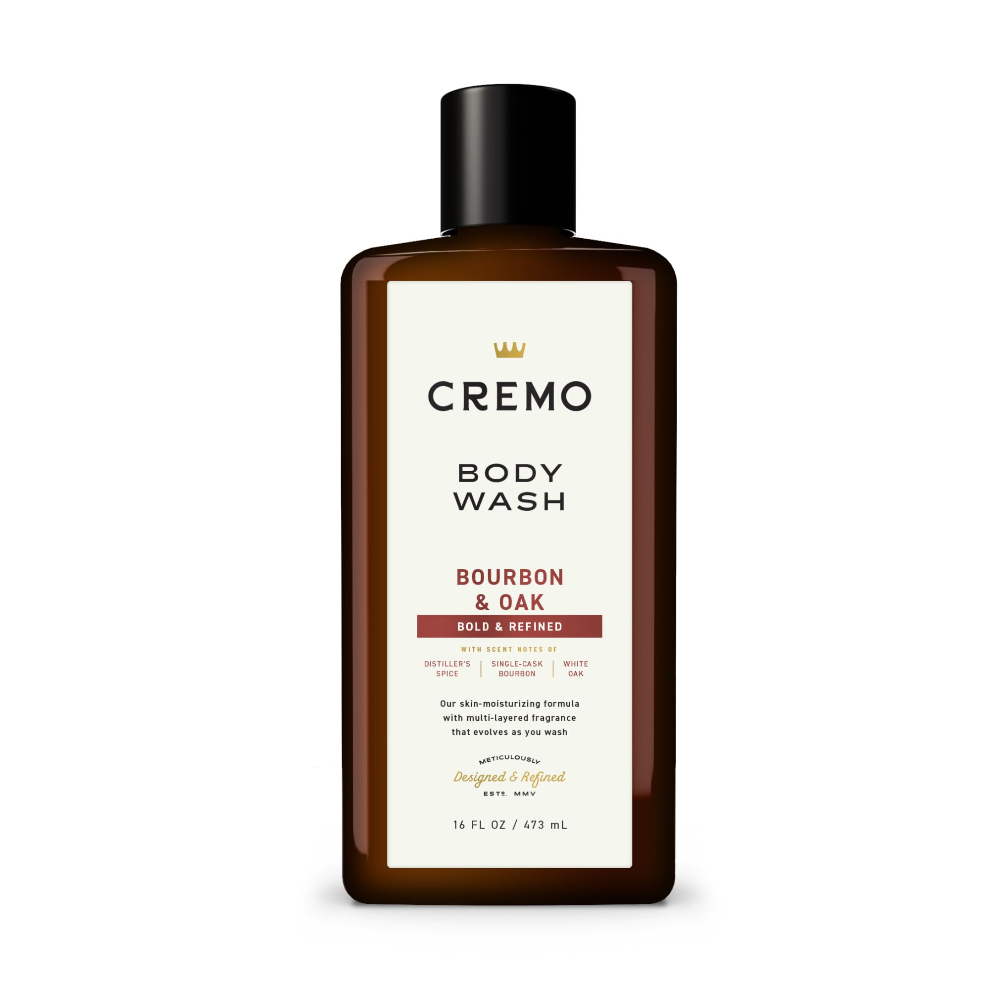 Cremo All Season Body Wash - Bourbon & Oak, 16 Ounce