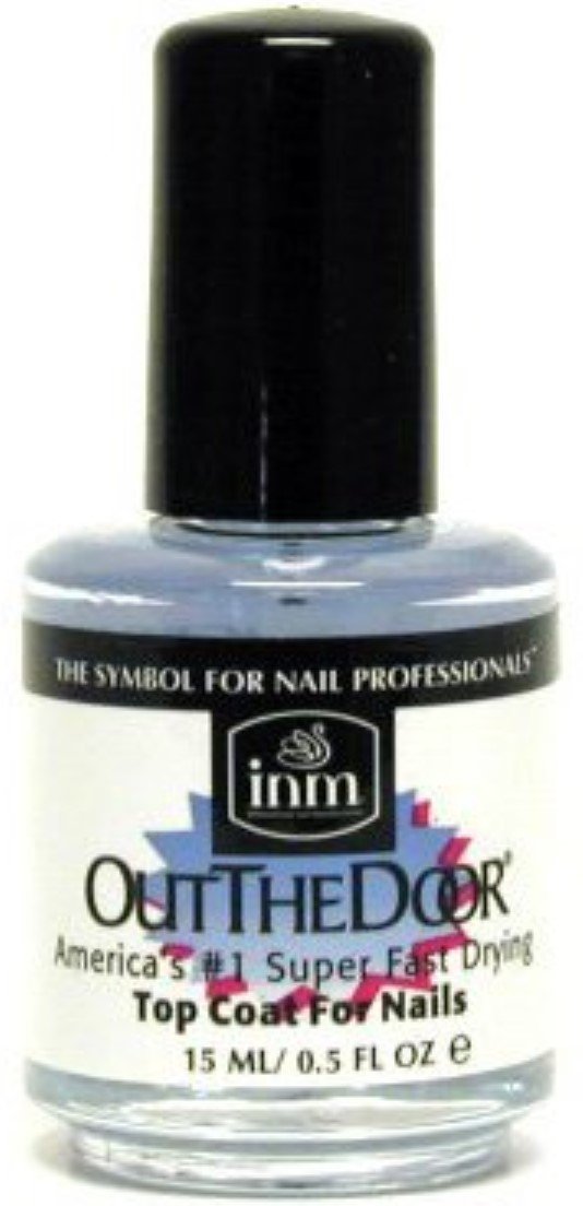 INM Out The Door Super Fast Drying Top Coat (INM Out The Door Top Coat, 0.5 oz (Pack of 5))