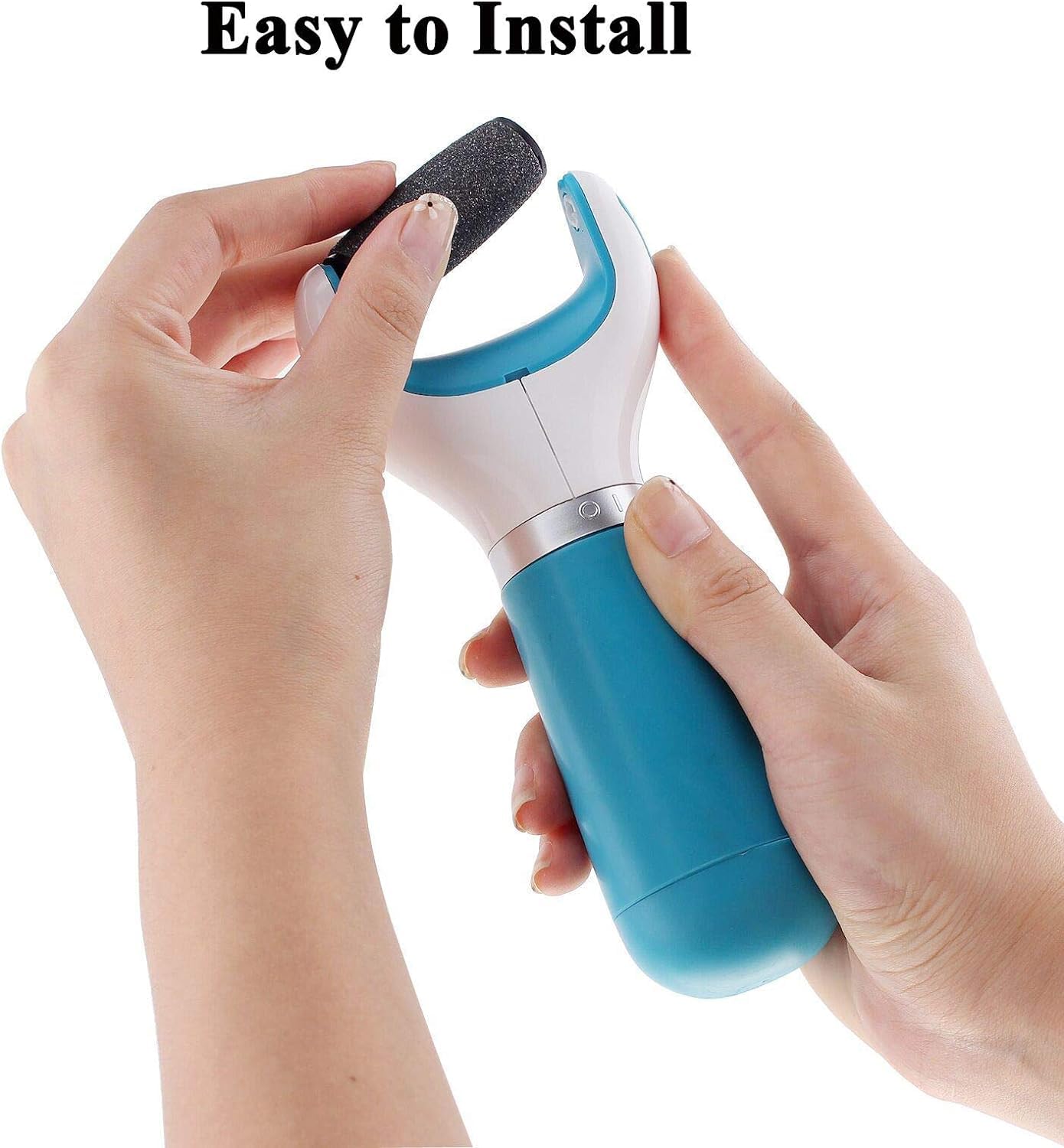 12 Extra Coarse Replacement Roller Refill Heads Compatible with Amope Pedi Refills Electronic Perfect Foot File