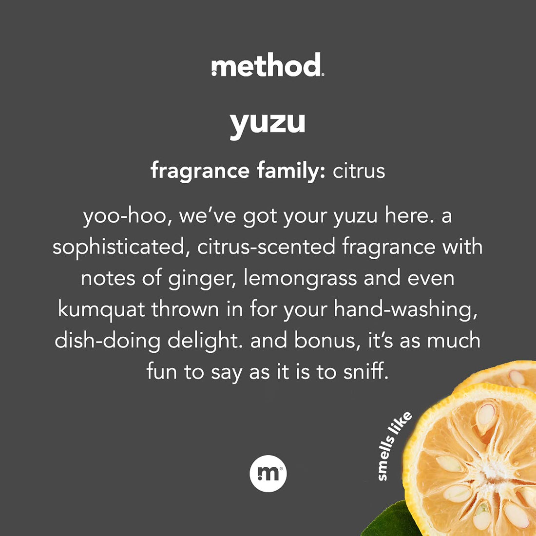 Method Gel Hand Wash, Yuzu, 11.5 oz, 6 pack, Packaging May Vary