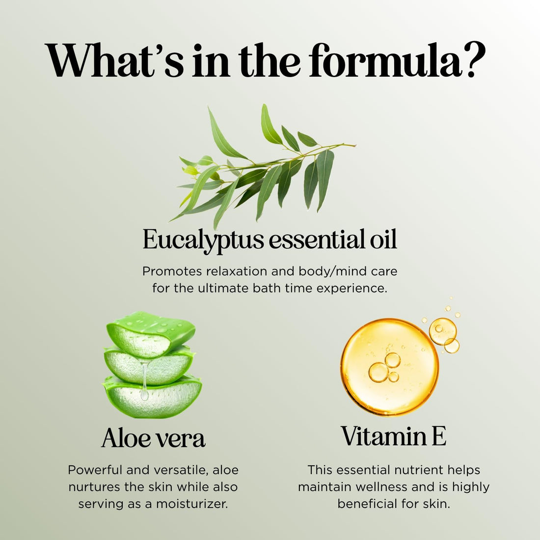 Premium Eucalyptus Bubble Bath Soap - Sulfate Free Adult Bubble Bath for Women and Men with Relaxing Essential Oils with Vitamin E - Foaming Bath Oil for Dry Skin Featuring Aromatherapy Oils