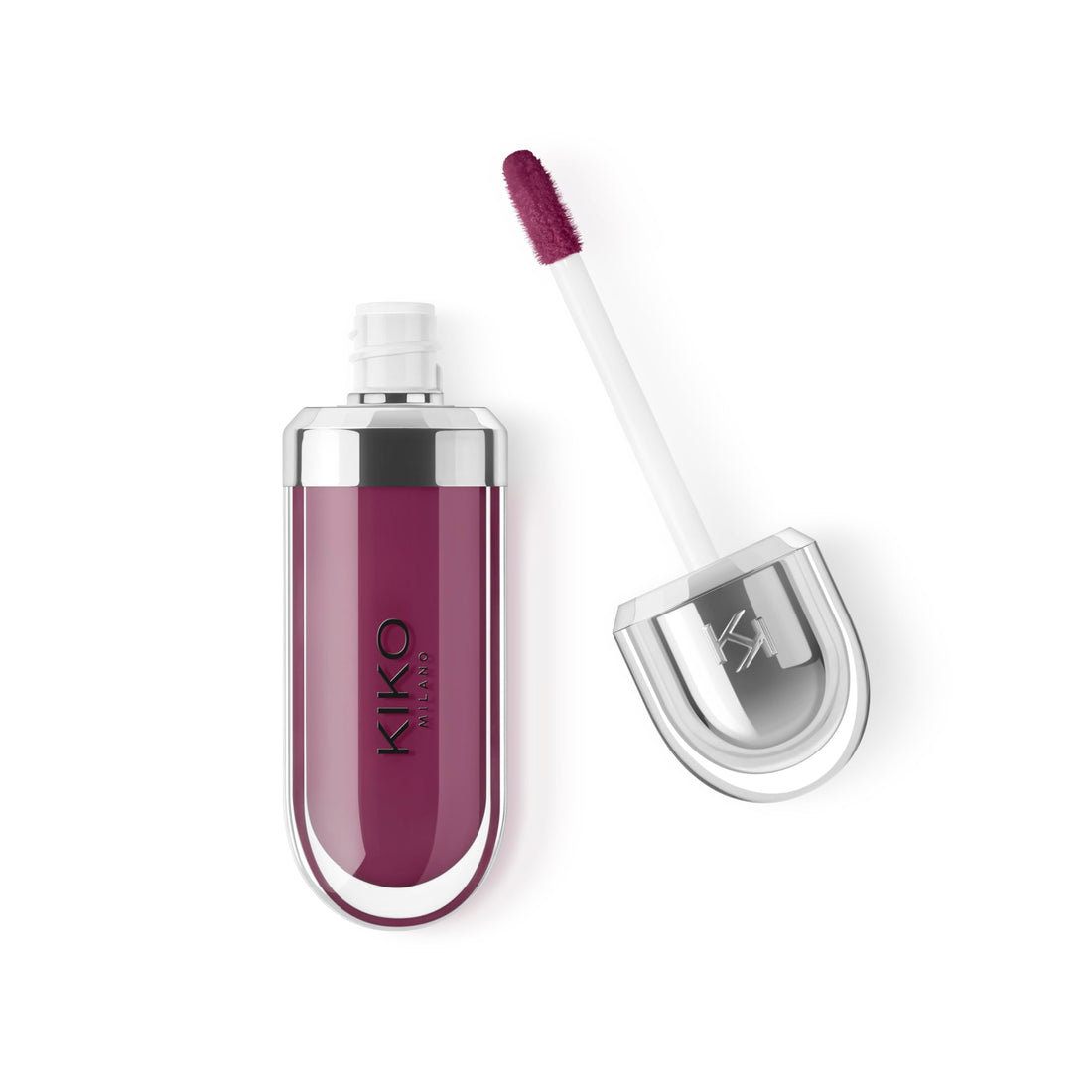 KIKO MILANO - 3d Hydra Lip Gloss 30 Softening Lipgloss for a 3D look | Deep Purple Color | Non-Comedogenic | Professional Makeup