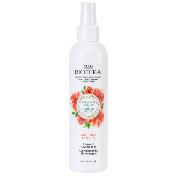 Biotera Anti Frizz Leave-in Conditioner | Extra Conditioning & Defrizzing | Frizzy or Unruly Hair | Vegan & Animal Test Free | Paraben Free | Color-Safe | 8 Fl Oz