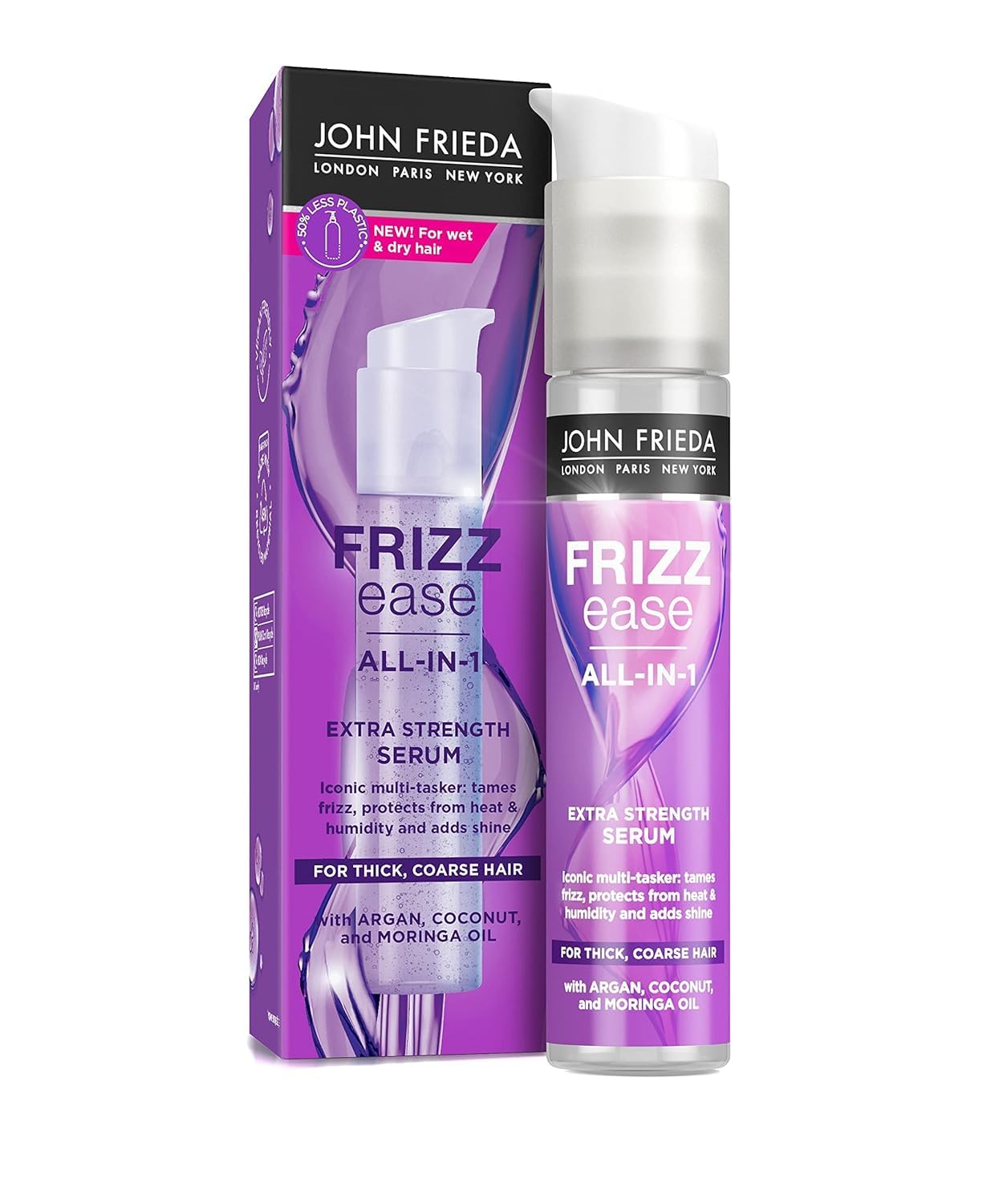 John Frieda Frizz-Ease Serum X-Strength 1.69oz (3 Pack)