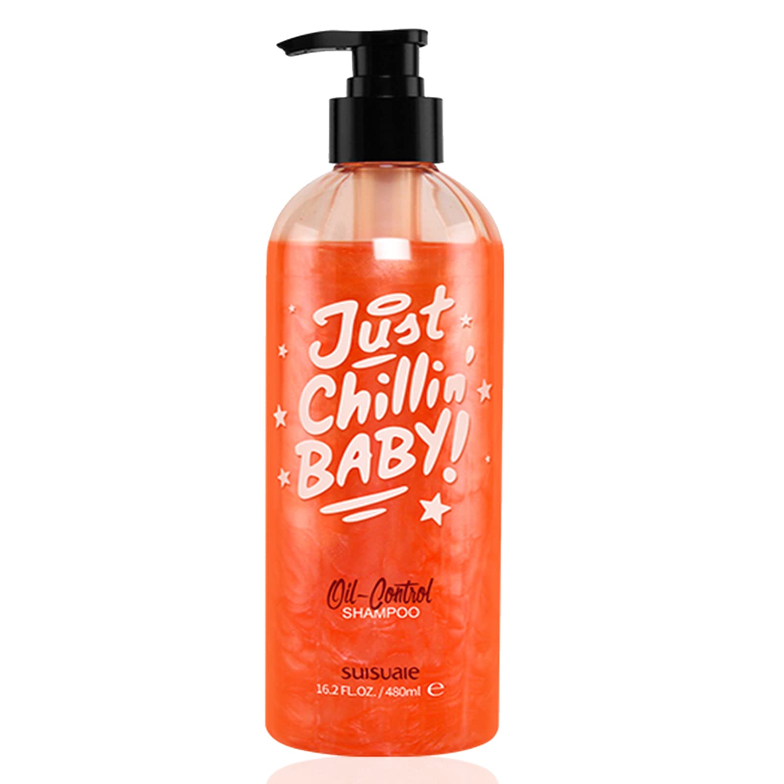 Suisuaie Hair Shampoo for Greasy Hair, Oily Scalp, Clarifying Shampoo for Build Up , Silicone Free ,16.20 Fl Oz