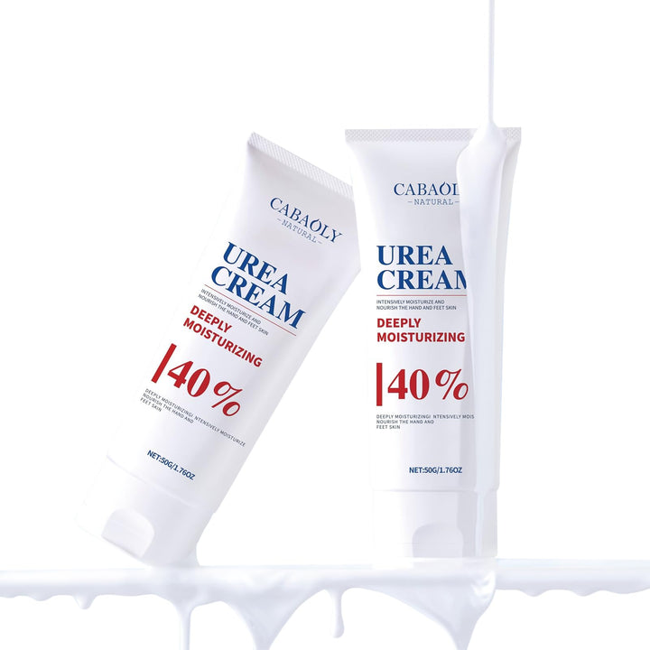 CABAOLY Urea Cream 40% is suitable for the repair and care of dry and cracked feet, heels, knees, elbows and hands. Portable hand cream with moisturizing properties