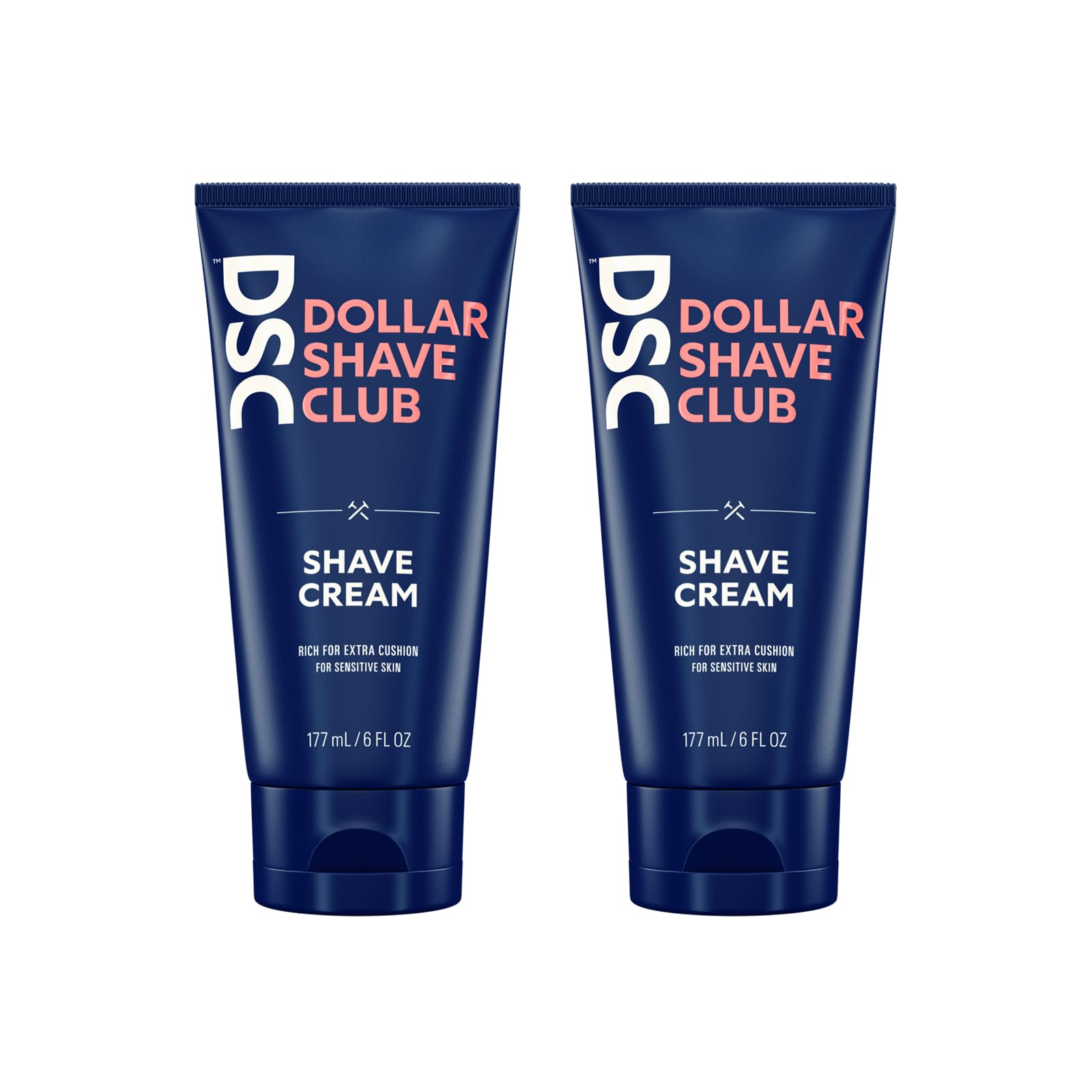 Dollar Shave Club Shave Cream, Blue, 12 Fl Oz, 2 Count