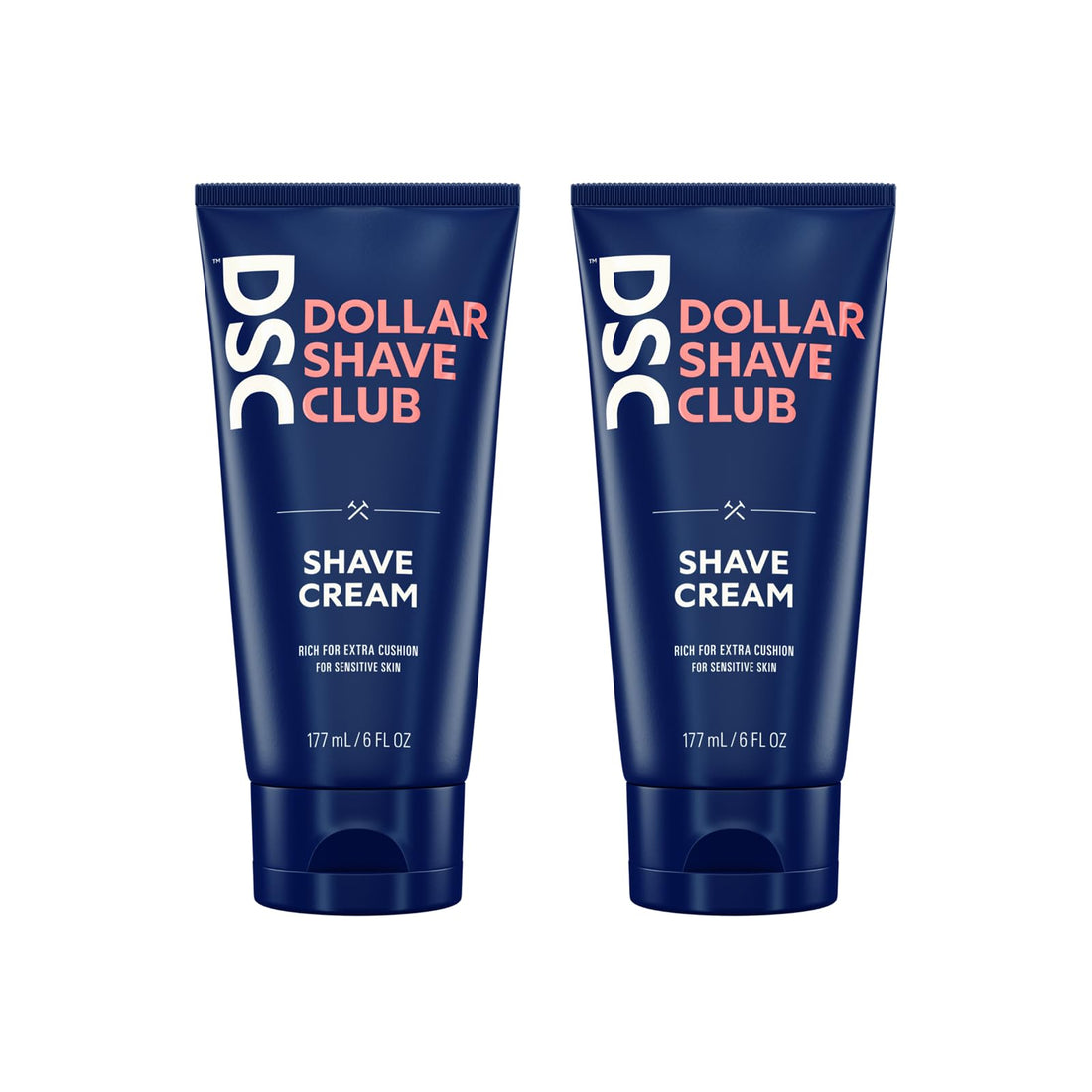 Dollar Shave Club Shave Cream, Blue, 12 Fl Oz, 2 Count