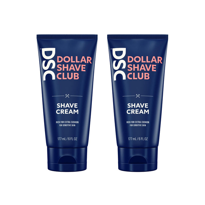 Dollar Shave Club Shave Cream, Blue, 12 Fl Oz, 2 Count