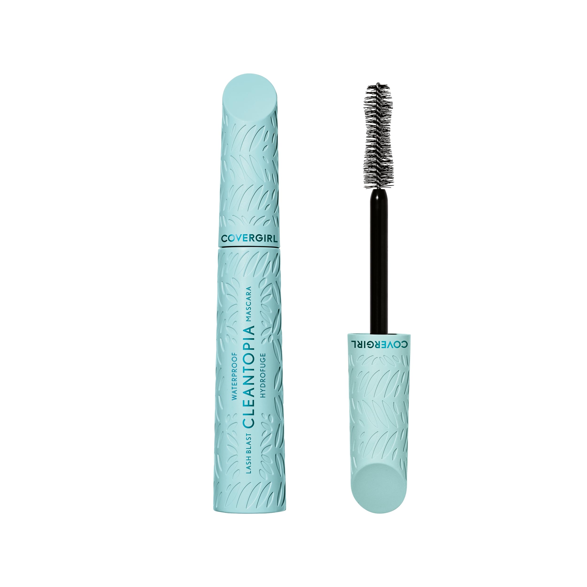 CoverGirl Lash Blast Cleantopia, Waterproof Mascara, Aloe Leaf Extract, Vitamin E & Ceramide, Gentle Formula, Volumizing, Long-Wearing, Transfer-Proof, Black/Brown, 1 Count
