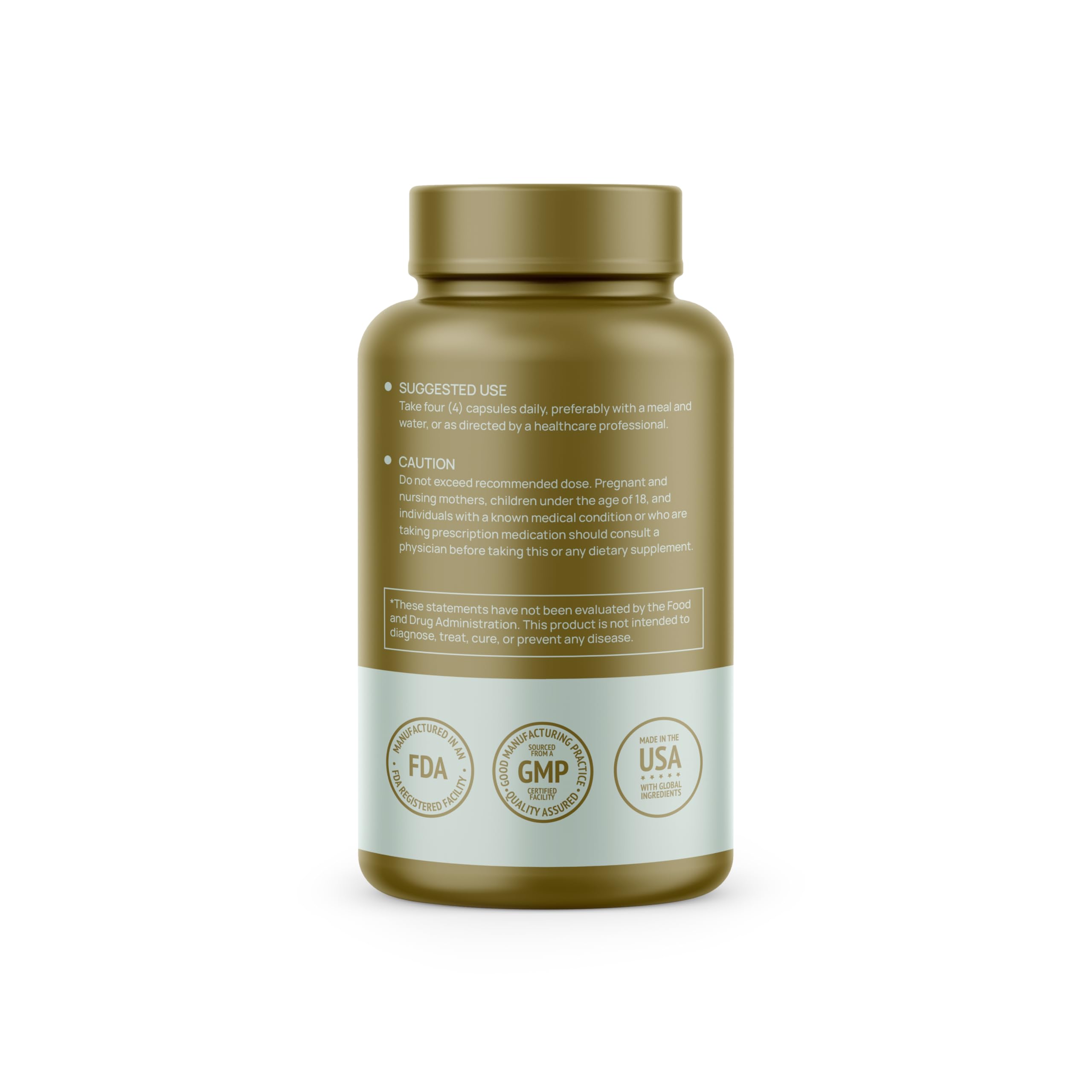 HMS Nutrition Premium Bee Pollen Daily Dietary Supplement - Includes Propolis & Royal Jelly - 3250mg Non-GMO, 120 Vegetarian Capsules - 30 Day Supply