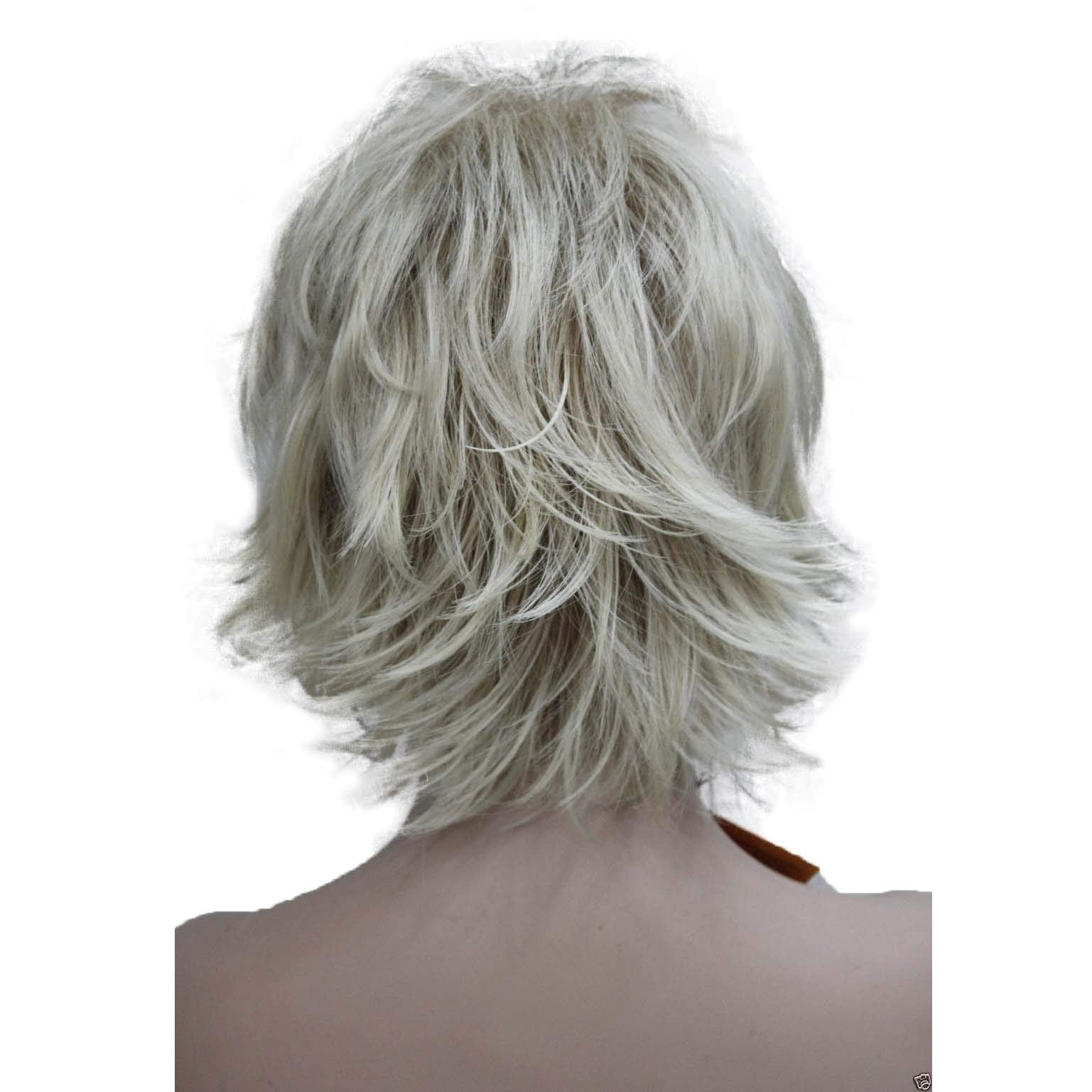 #R27-613 Gold: Wiginway Short Wavy Wig Paula Young Wig for Women Layered Natural Look Synthetic Golden 6 Inch