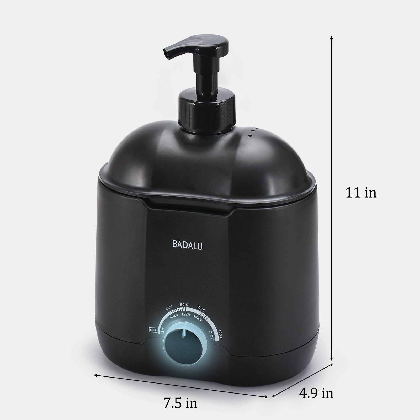 Lather Machine,BADALU Hot Lather Machine for Shaving 800ML Large Capacity Professional Lather Maker for Men Face Shaving,Electric Shaving Foam Machine for Salon Barber Shop Home Use With 2 Pumps
