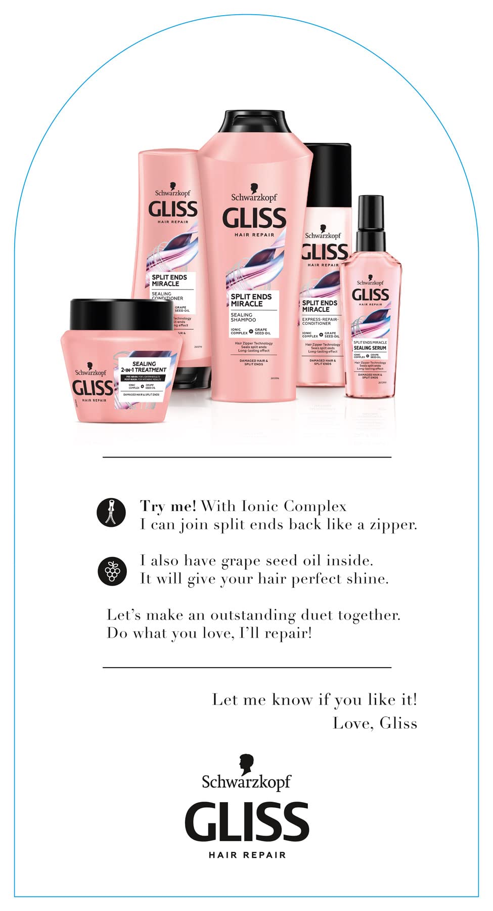 Gliss Split Ends Miracle Express Body for Hair Regenerating 200 ml