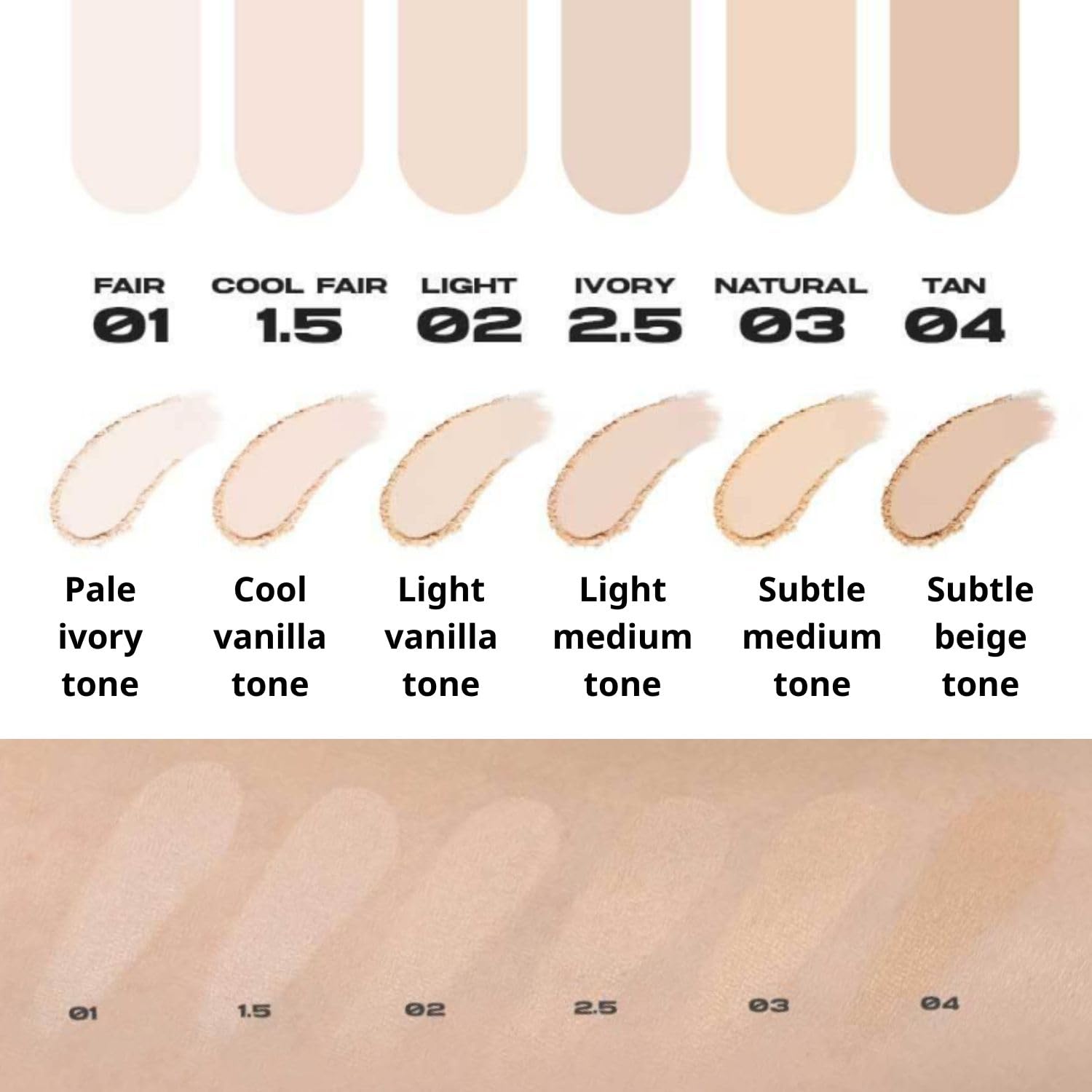 ABOUT TONE Blur Powder Pact 0.32oz - Pressed Powder Compact with Mirror and Puff Makeup Setting Finishing Blurring Natural Translucent Lightweight Face Sebum Oil Control Vegan Formula (02 LIGHT)