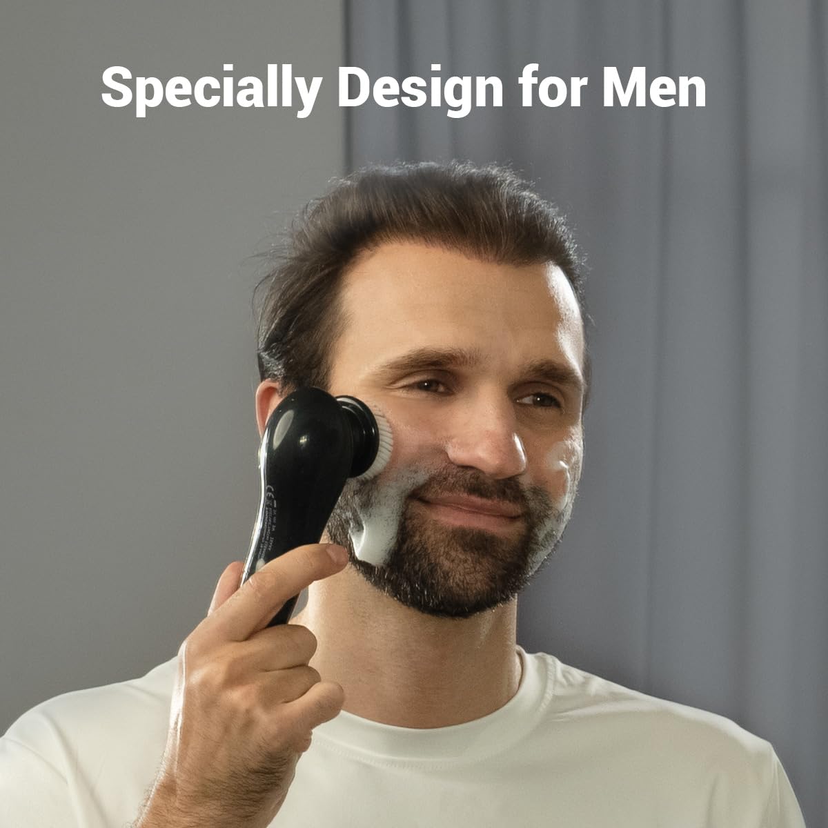 Black: Touchbeauty Sonic Vibration Face Cleansing Brush Skin Cleansing Technology With 2 Working Speed, Waterproof Facial Exfoliator Massager Device Gary Tb-1487