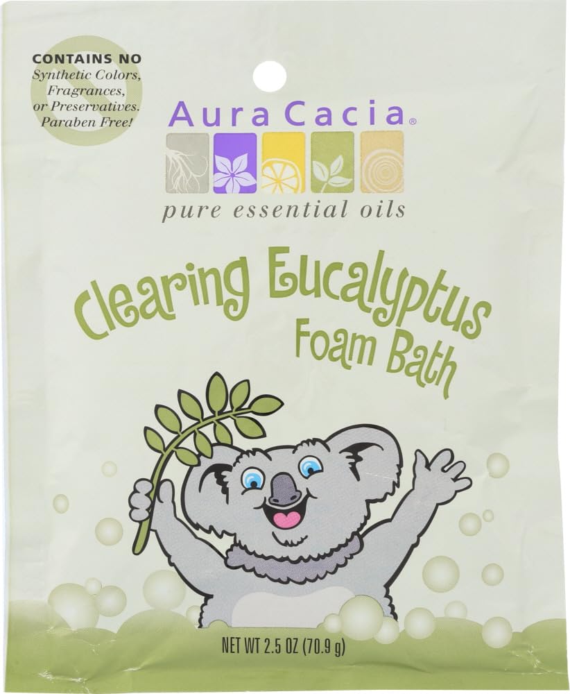 Aura Cacia Foam Bath for Kids Clearing - 2.5 Oz 6 pack