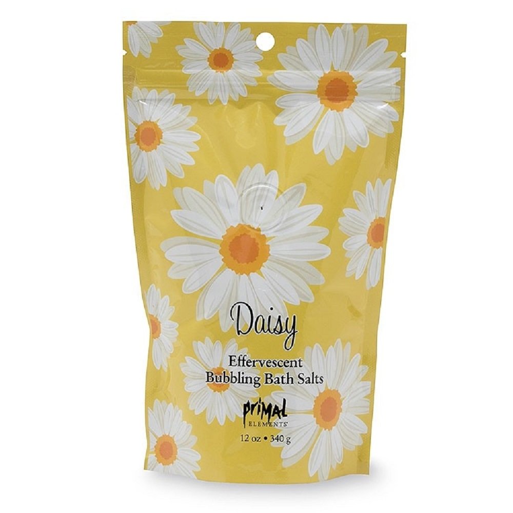 Primal Elements Daisy Bubbling Bath Salts, 12 Ounce