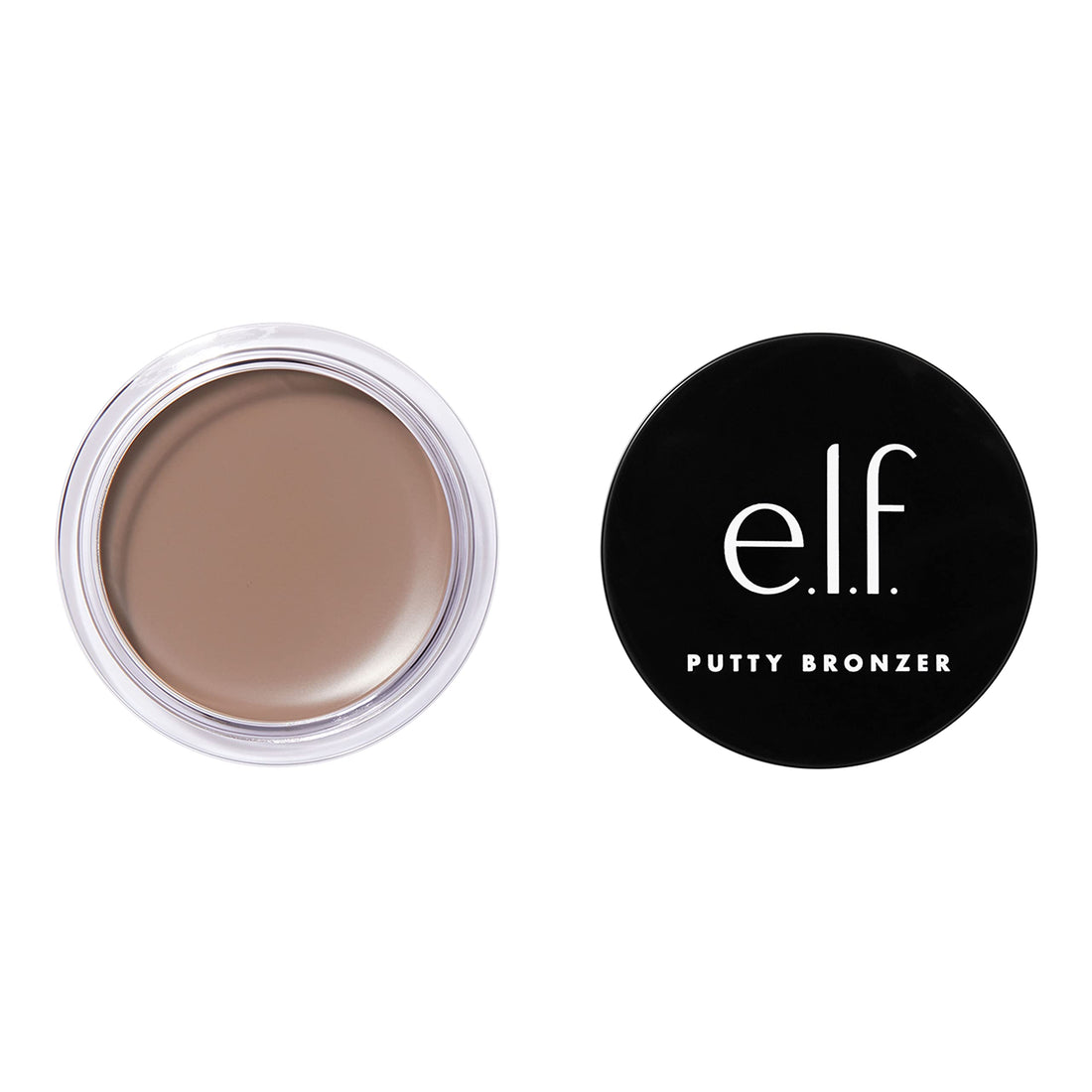 e.l.f. Putty Bronzer, Creamy & Highly Pigmented Formula, Creates a Long-Lasting Bronzed Glow, Infused with Argan Oil & Vitamin E, Feelinââ‚¬â„¢ Shady, 0.35 Oz (10g)