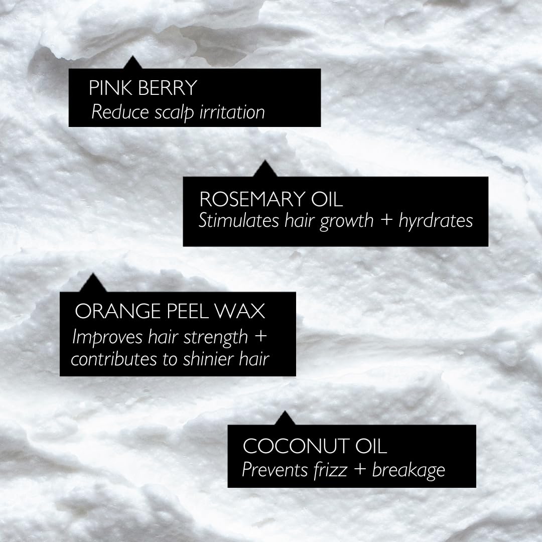 UpCircle Haircare Duo – Shampoo and Conditioner Crème – Rosemary Oil , Coconut Oil + Vitamin E – Prevents Frizz, Protects Scalp + Boosts Circulation – Vegan , Cruelty-Free + Sustainable