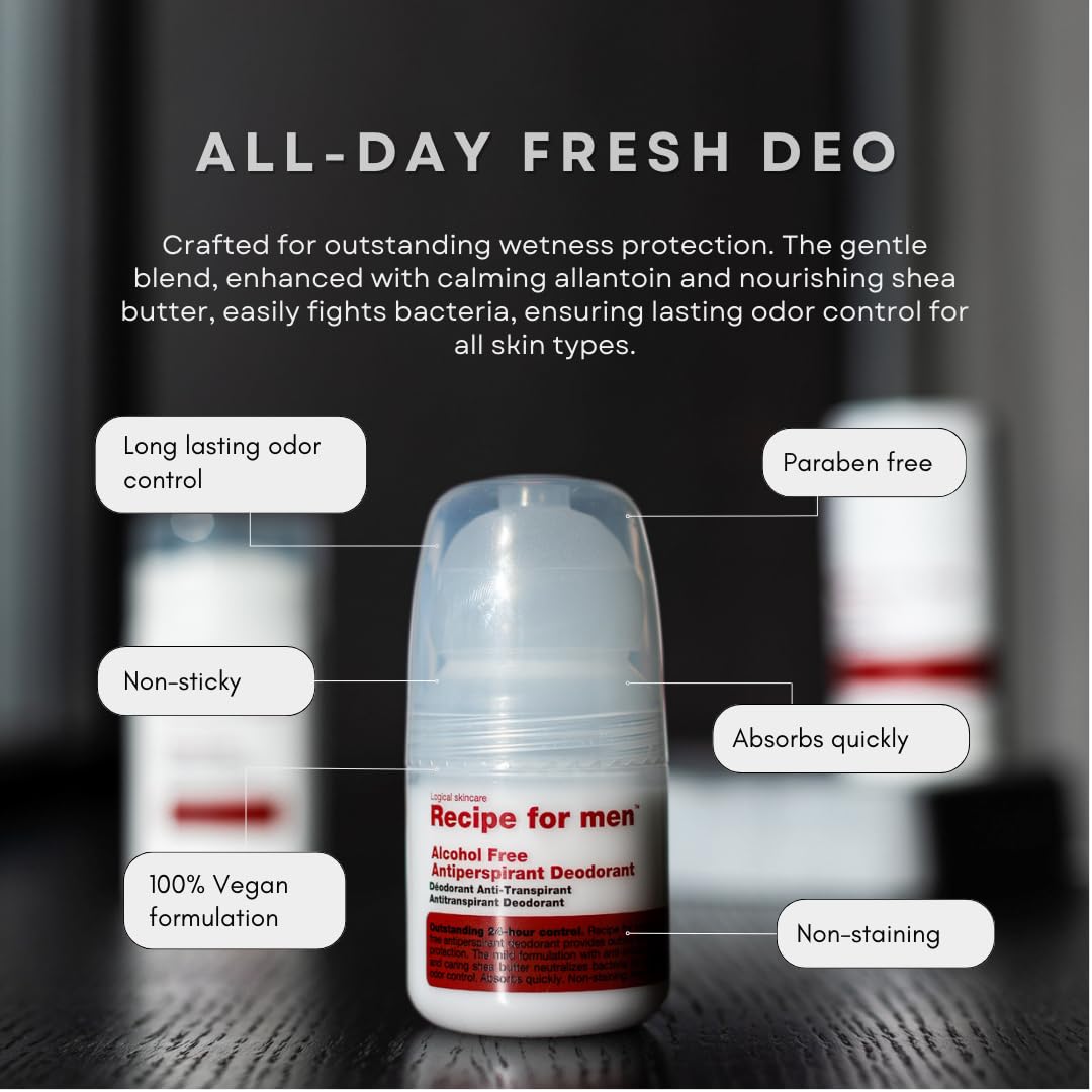 Recipe for Men Antiperspirant Deodorant, 2 fl.oz.