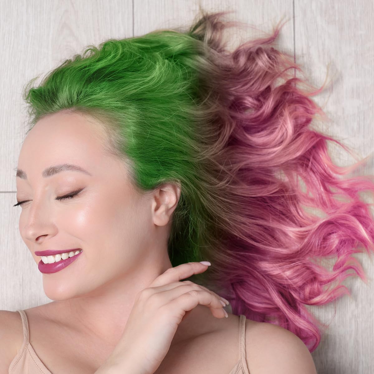 ARCTIC FOX 100% VEGAN IRIS GREEN SEMI PERMANENT HAIR DYE COLOR 4 OZ