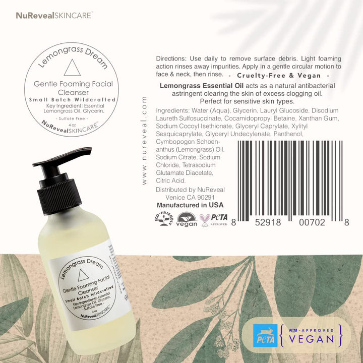 LEMONGRASS DREAM - GENTLE FOAMING FACIAL CLEANSER