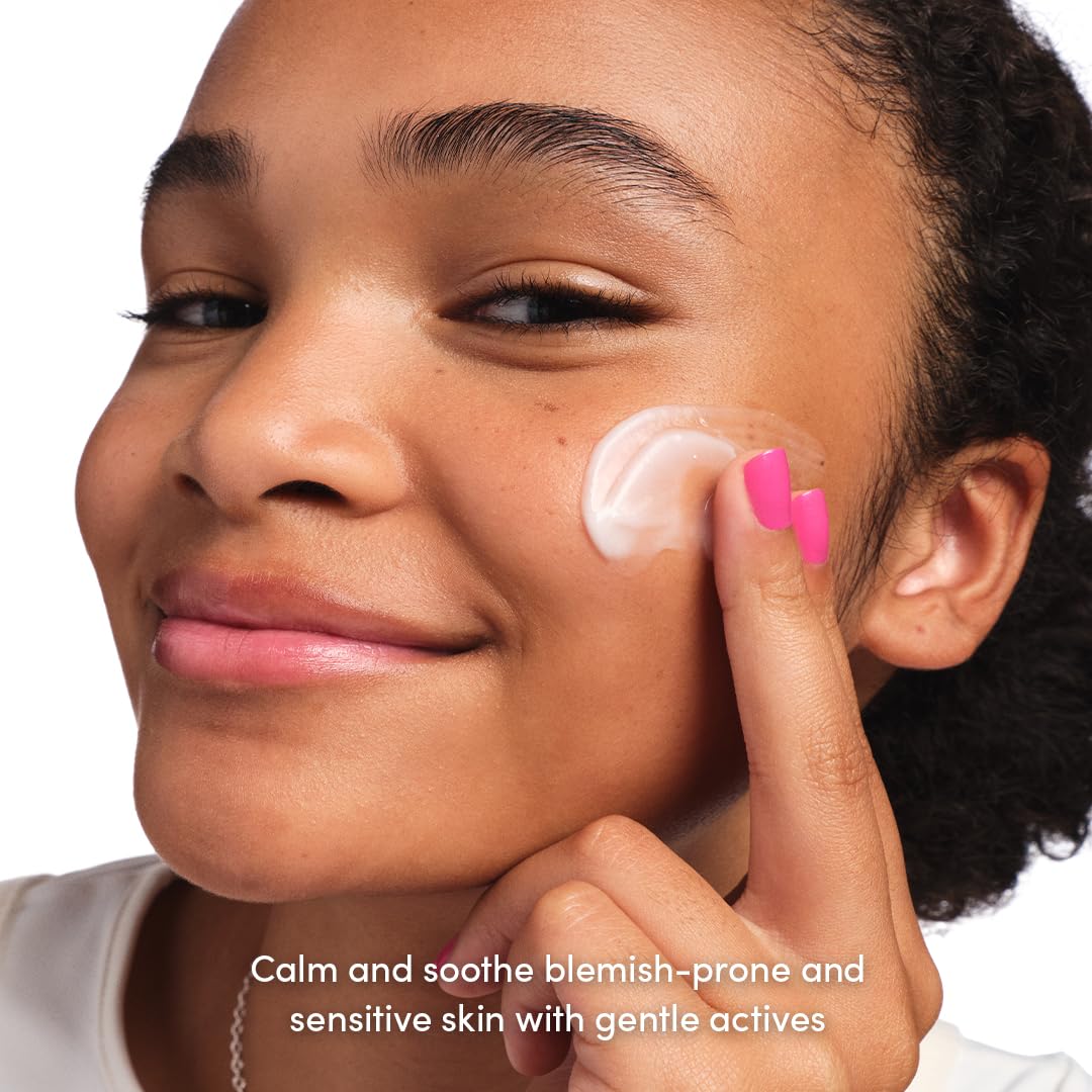 Evereden Let's Bounce Gel-Cream Preppy Skincare Moisturizer: Light, Non-Greasy Hydration for the Oily & Pimple-Prone - Redness-Calming Clean & Vegan Skin Care for Pre-teens, Teens 10-12 & Beyond