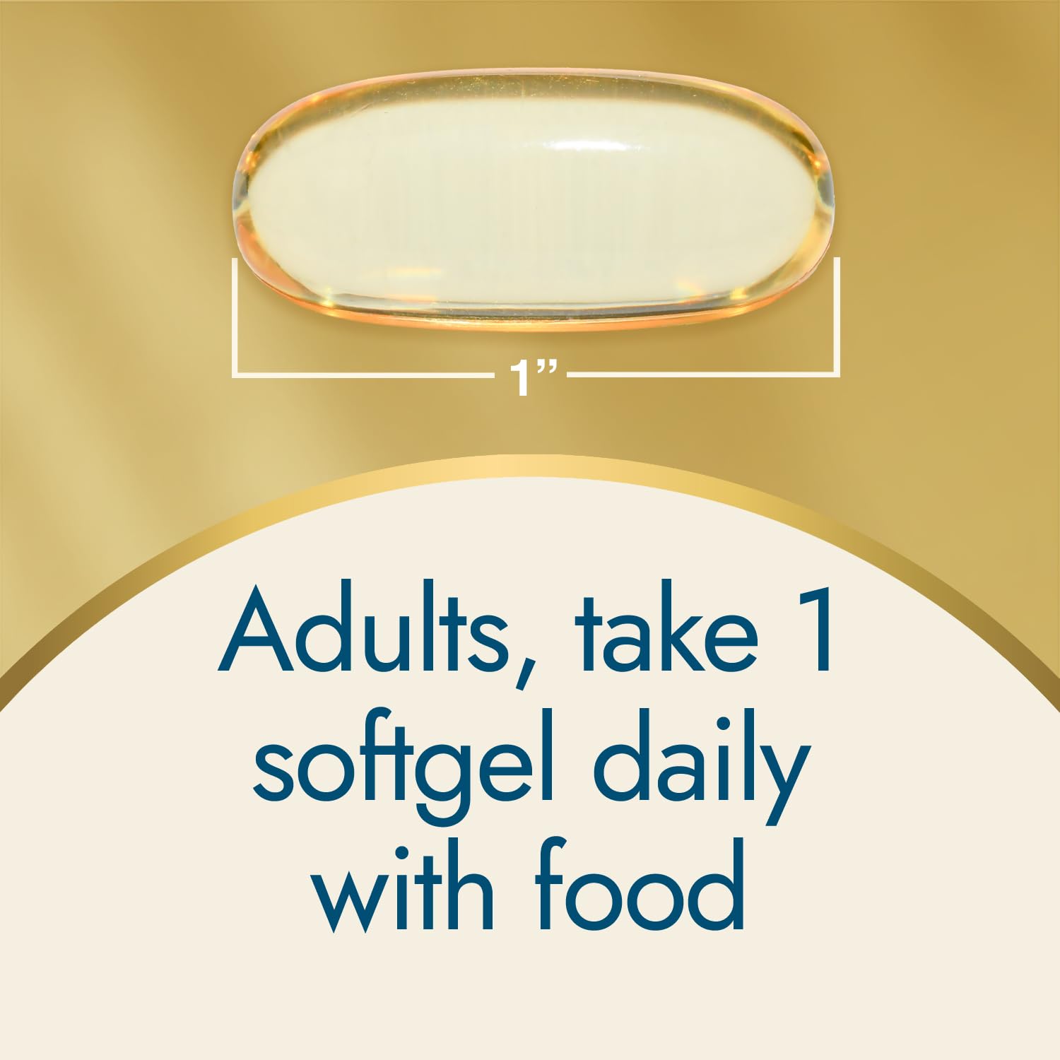 Nature's Wonder Fish Oil 1100 mg Omega-3 Fatty Acids, EPA & DHA for Healthy Joints, Heart, Immune System, 120 Day Supply of Softgels