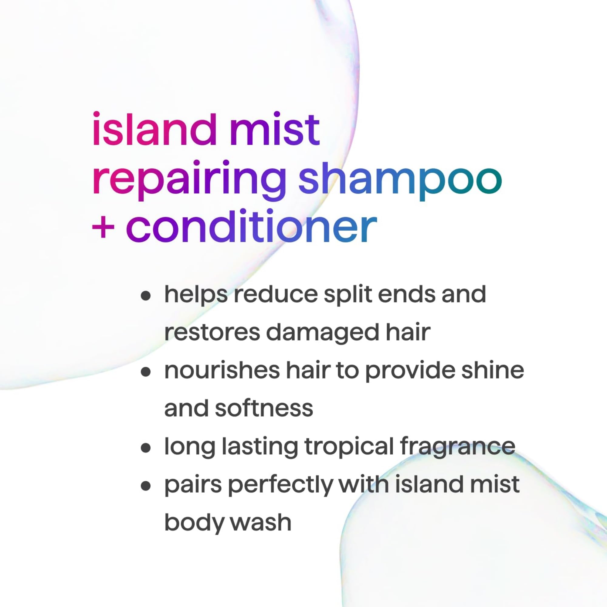 Method Repairing Conditioner, Island Mist, Hibiscus + Mango Nectar + Passion Fruit notes, 13.5oz