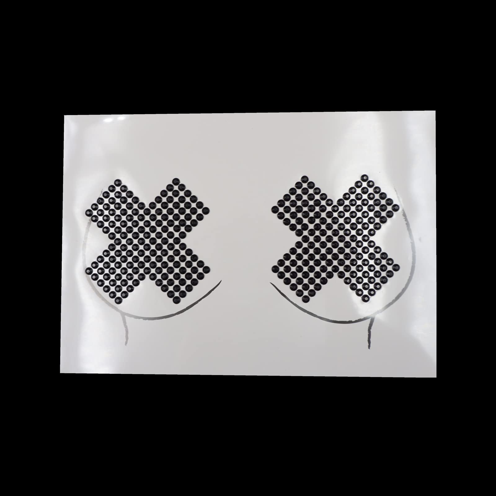 Gold Star-Shaped Mirror Body Jewels gem Rave Festival Rhinestone Face Body Jewelry Stick On Crystal Tattoo Nipple Chest Crystal Body Gem Rhinestone Nipple Pasties(Gold)