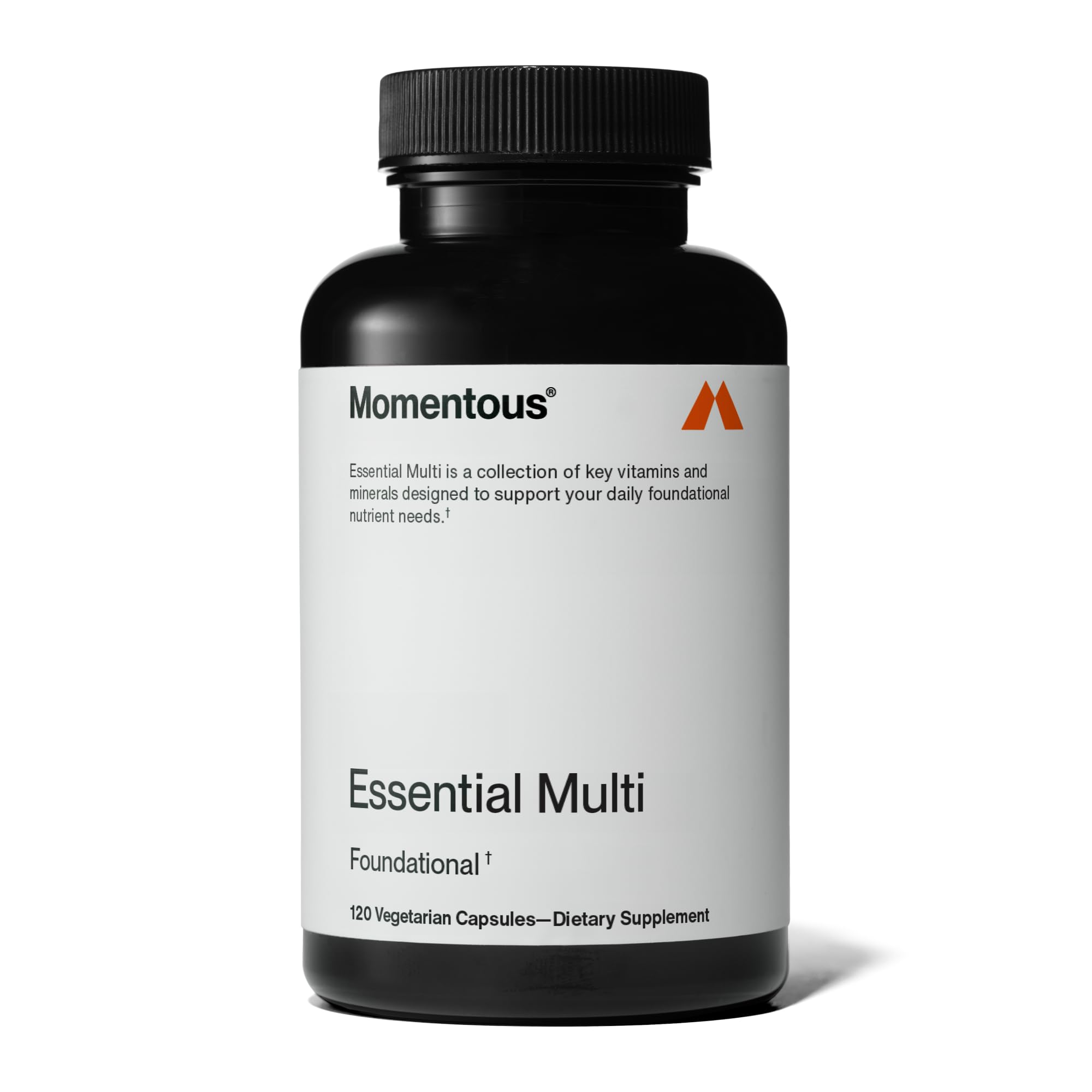 Momentous Essential Multivitamin for Women and Men - Complete Vitamin and Mineral Complex for Athletes & Wellness Enthusiasts - GMO-Free, Gluten Free, 30 Servings