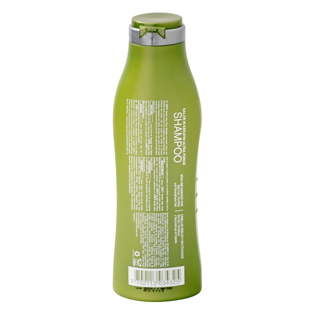 Saloon in Keratin Ultra Force Shampoo & Conditioner Set 10.5 Oz Sizes