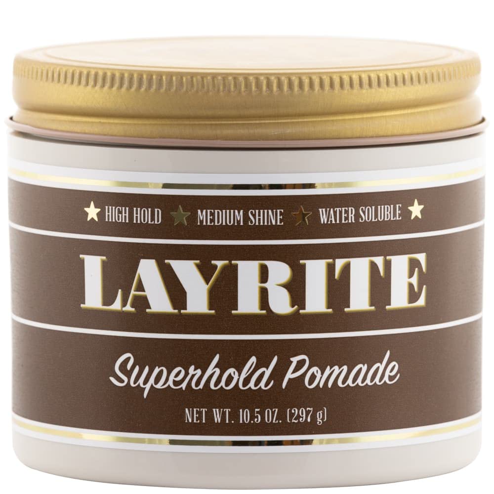 Layrite Superhold Pomade High Hold, Medium Shine, Water Soluble, 227118
