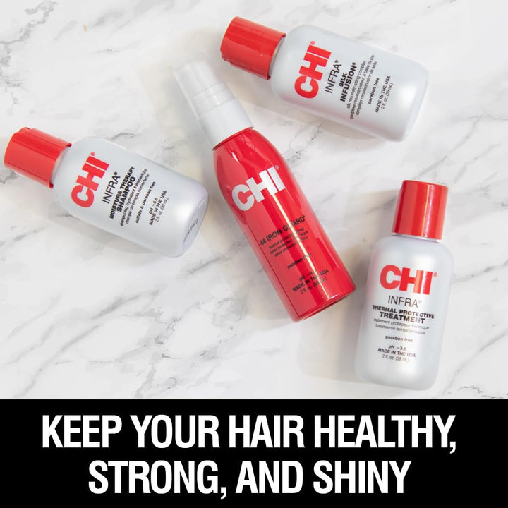 CHI Infra The Essentials Kit with Infra Shampoo, 44 Iron Guard, Infra Treatment and Silk Infusion