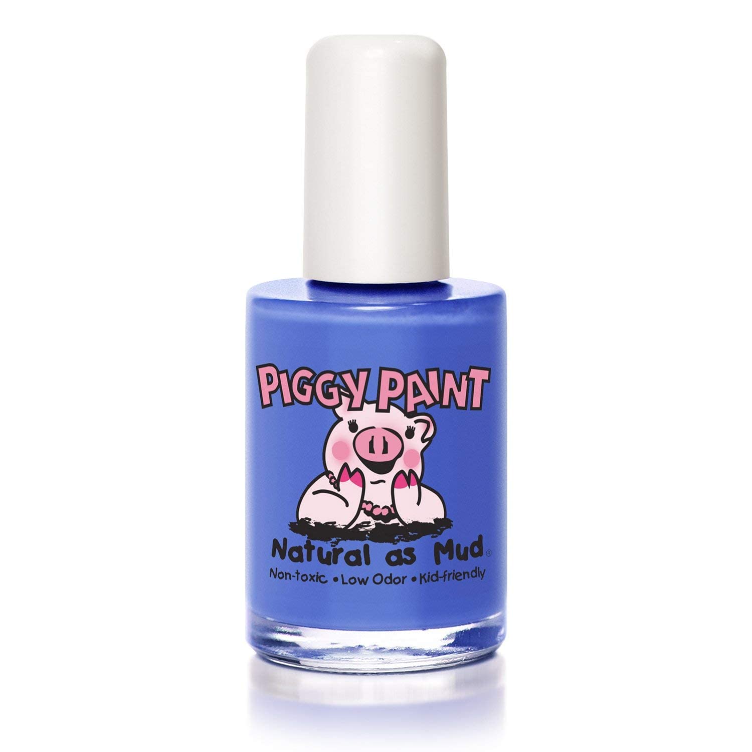 Piggy Paint 100% Non-toxic Girls Nail Polish - Safe, Natural Chemical Free Low Odor for Kids, Blueberry Patch, 0.5 Fluid Ounce