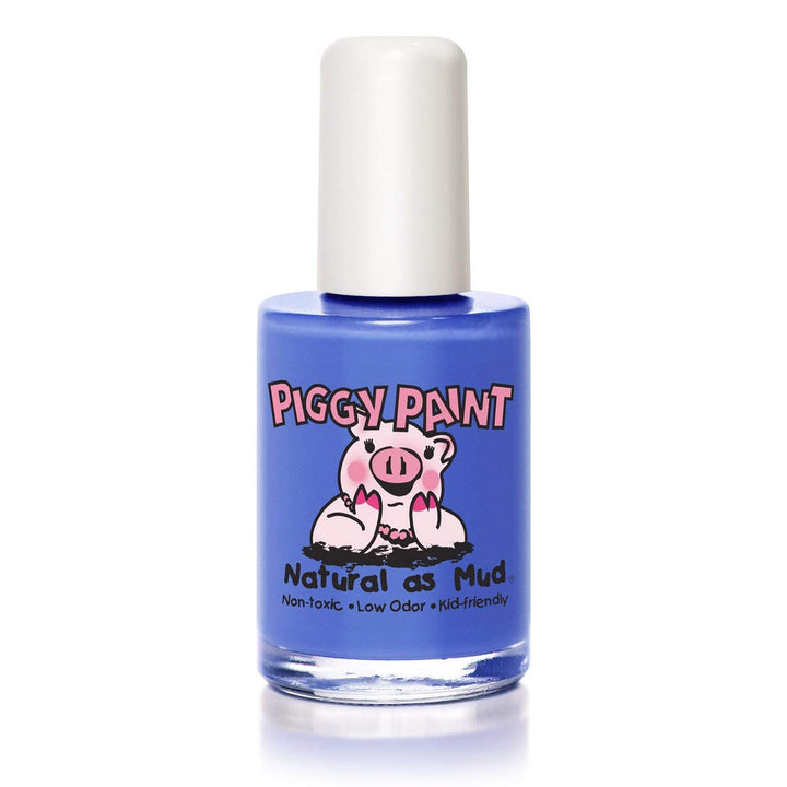 Piggy Paint 100% Non-toxic Girls Nail Polish - Safe, Natural Chemical Free Low Odor for Kids, Blueberry Patch, 0.5 Fluid Ounce