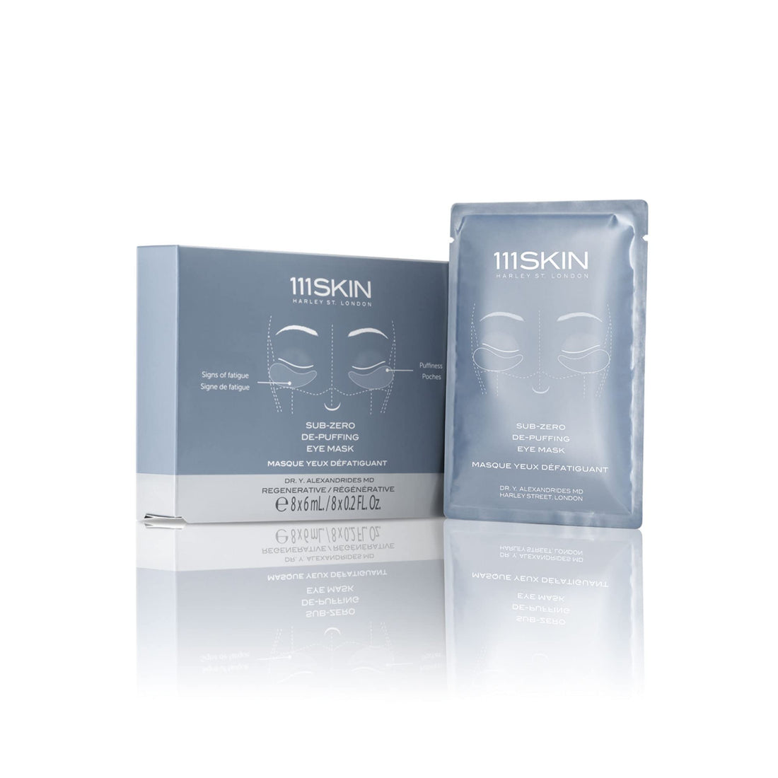 111SKIN Sub-Zero De-Puffing Eye Mask - 8 masks