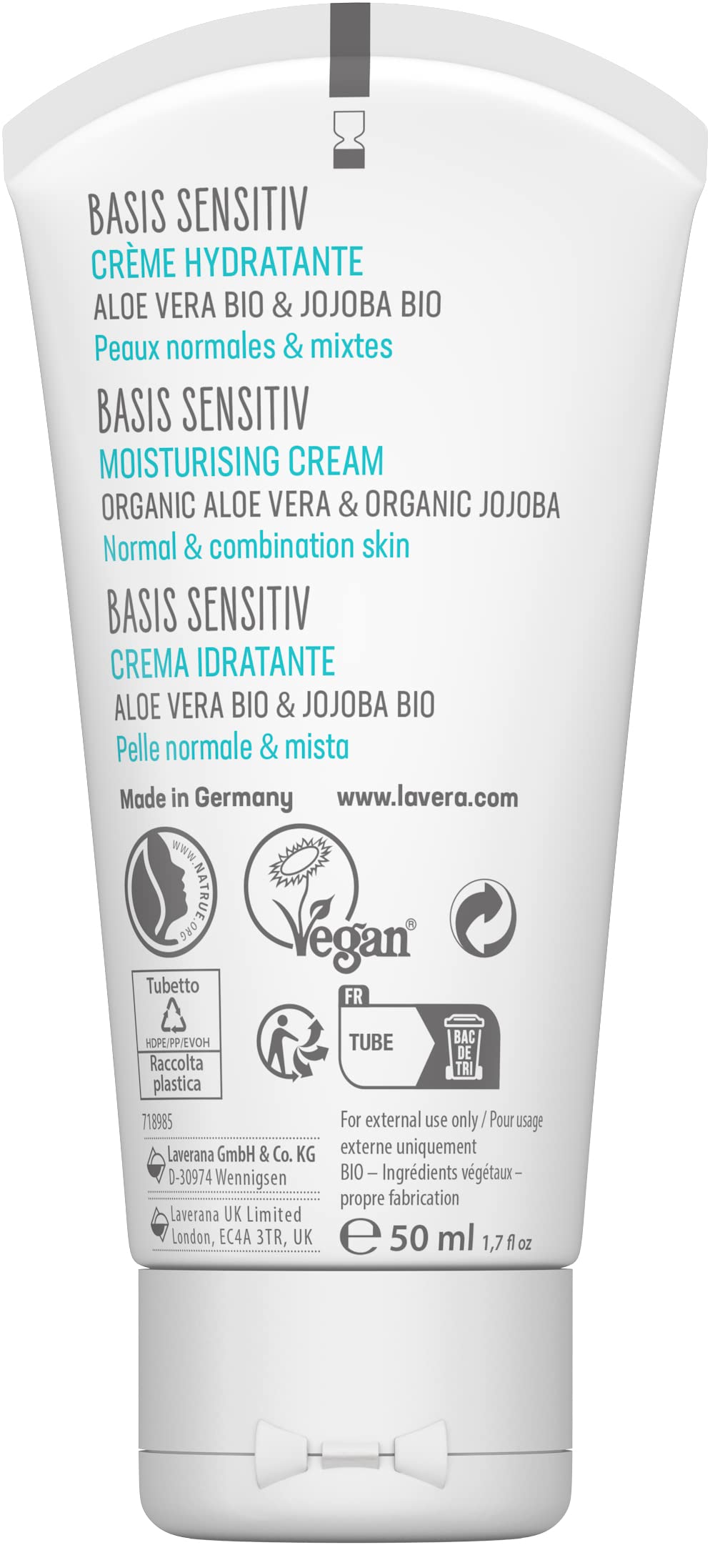 Lavera Basis Sensitiv Moisturizing Cream 50ml/1.6oz