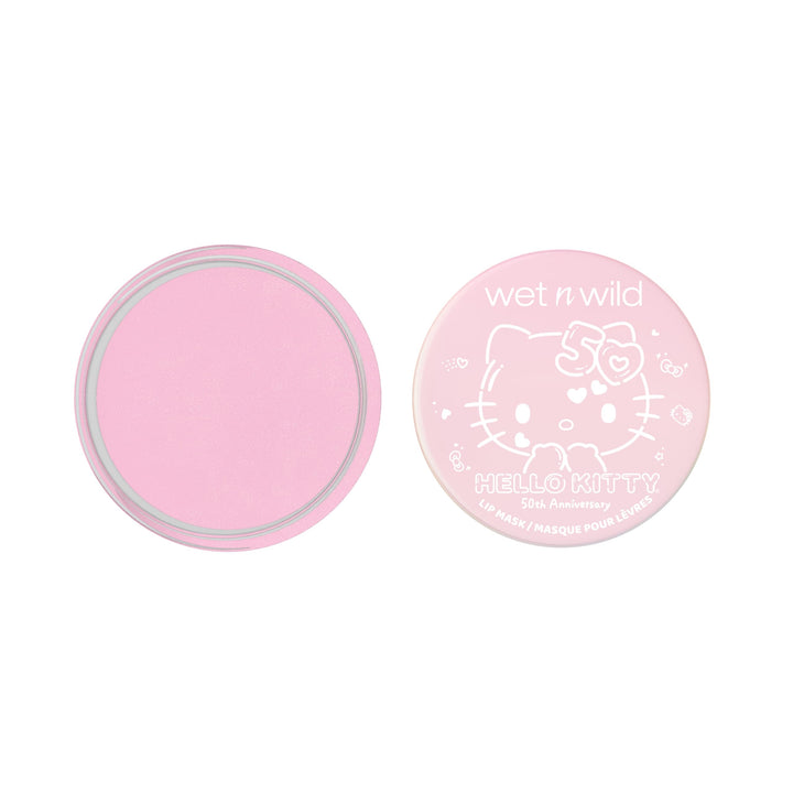 wet n wild Hello Kitty Lip Mask Spatula Duo- Nourishing Vitamin E, Murumuru Seed Butter & Shea Butter, Warm Apple Pie Lightly Scented, Cruelty-Free & Vegan