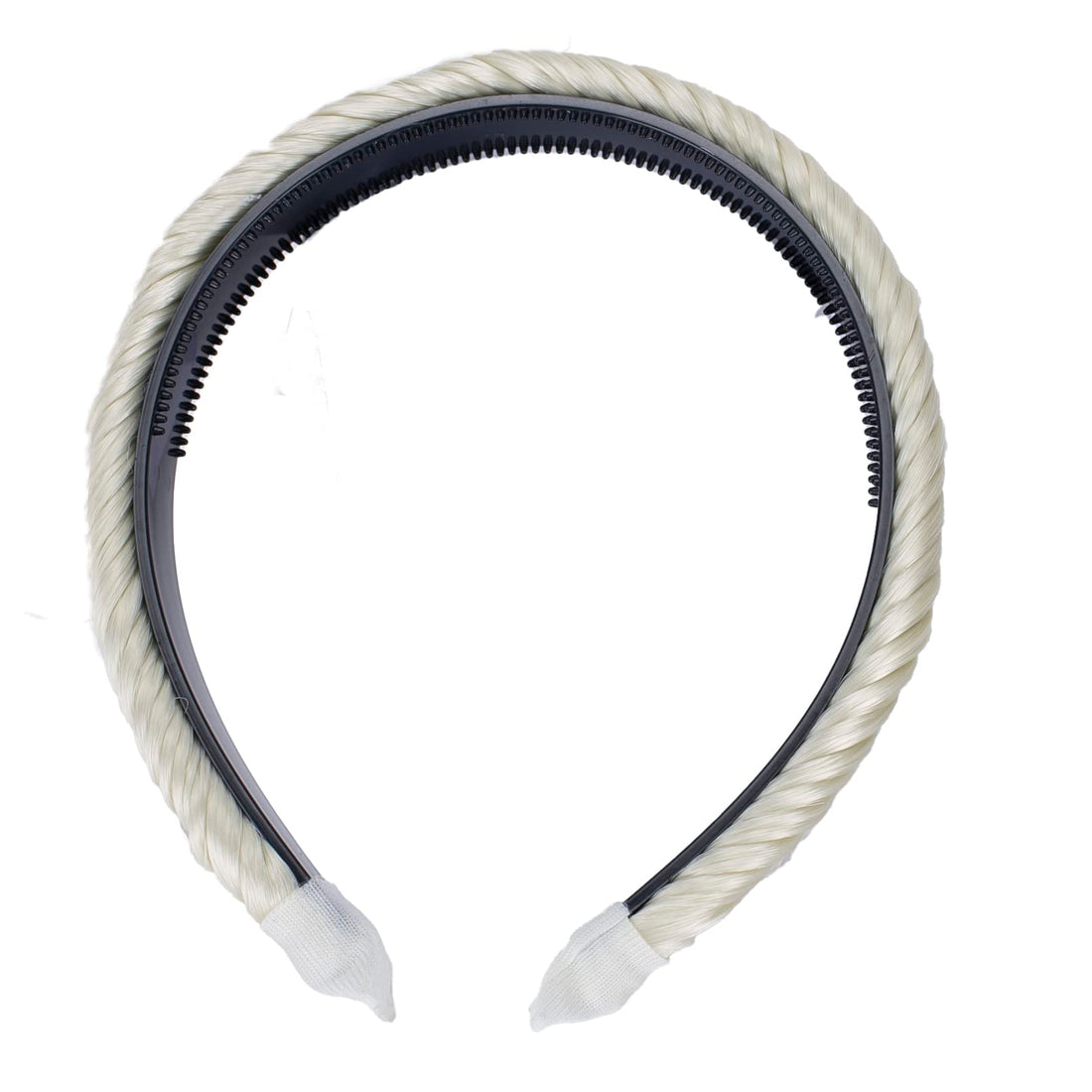 platinum blond # 613 HHR7 : PRETTYSHOP Hairband Plaited Braid Headband Hair Piece Diverse Colors (bleach blonde 613)